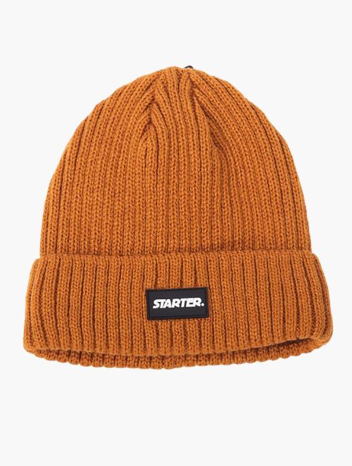 Starter Mustard  Core Logo Beanie