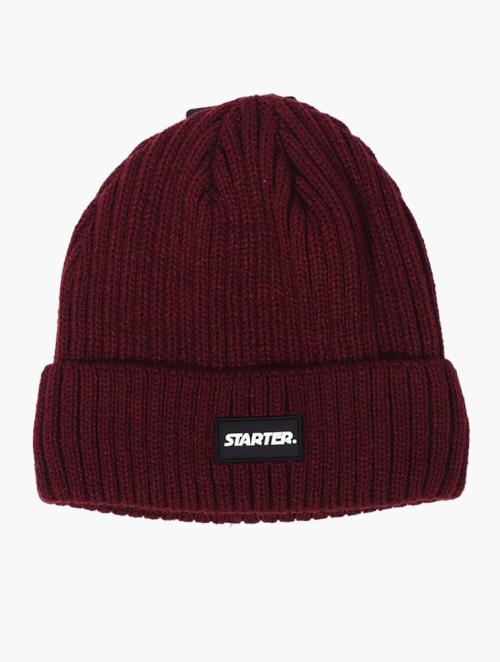 Starter Maroon  Core Logo Beanie