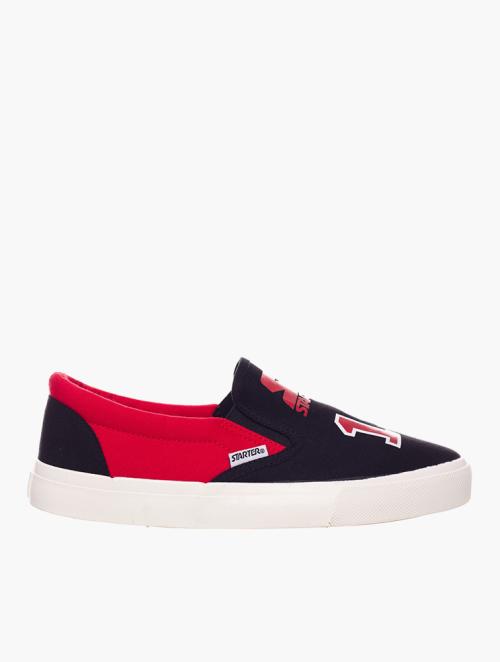 Starter Unisex Black And Red Starter Slip On Sneakers