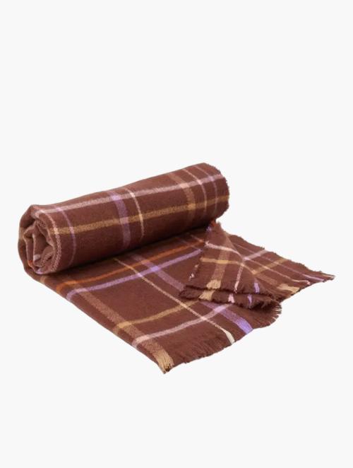 Stradivarius Brown Multi Scarf