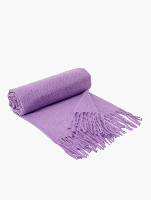 Stradivarius Purple Basic Scarf