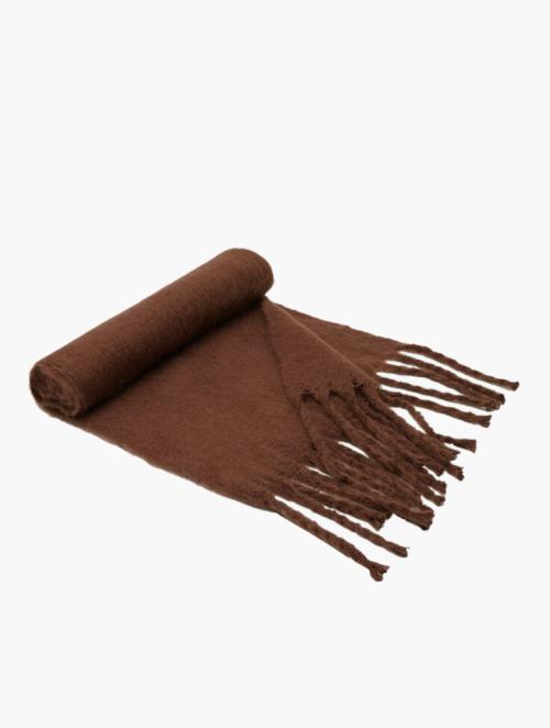 Stradivarius Brown  Basic Scarf