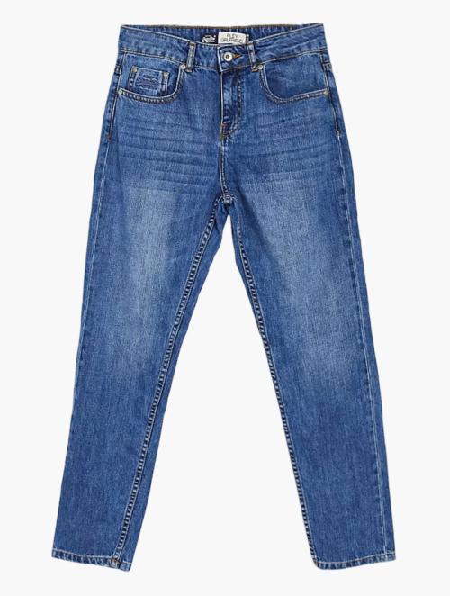 Superdry Mid Blue Riley Girlfriend Jeans