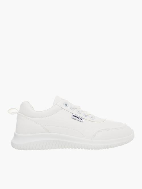 SuperStar White Kirby Lace Up Sneakers