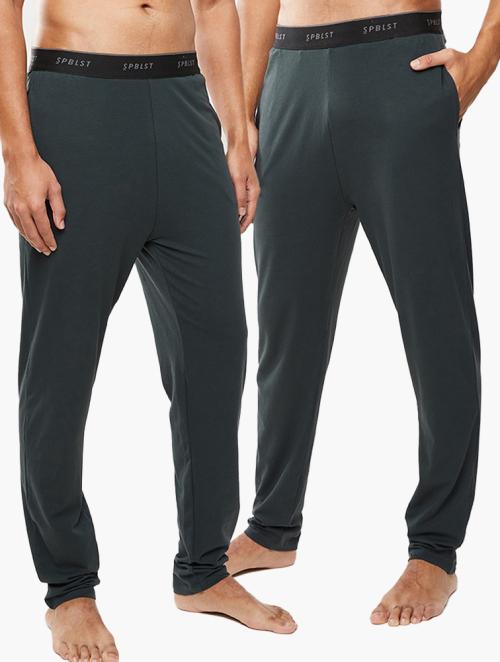 Superbalist Label 2-Pack Knit Slim Lounge Pant -2X Atlantic Grey