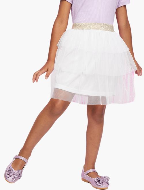 Superbalist Label Girls Tulle Skirt - Off White