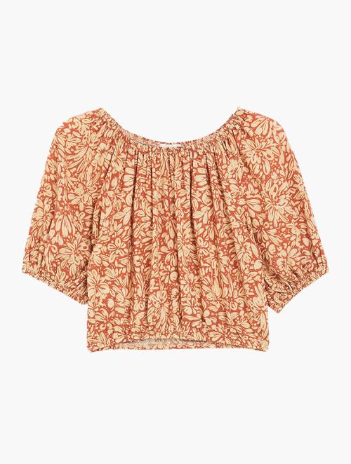 Superbalist Label Cropped Ditsy Blouse - Retro Floral