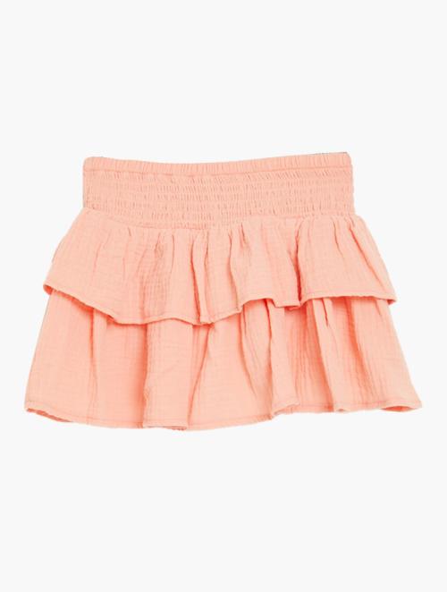 Superbalist Label Shirred Waist Detail Skirt - Flamingo