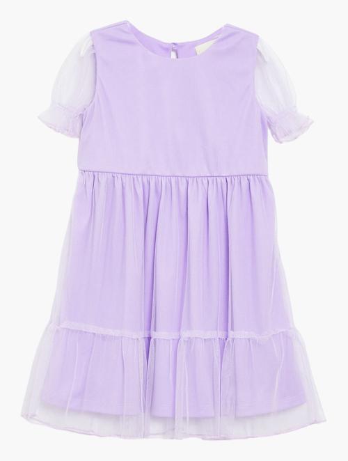 Superbalist Label Tiered Dress - Lilac
