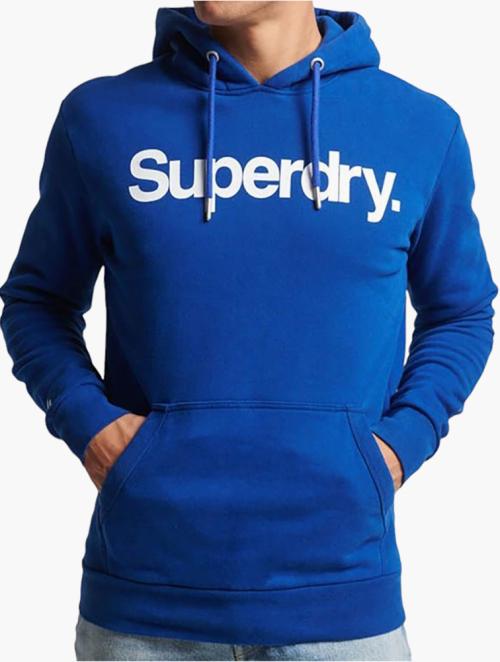 Superdry Blue Core Logo Classic Hoodie