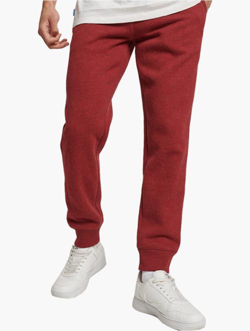 Superdry Red Full Length Superdry Joggers
