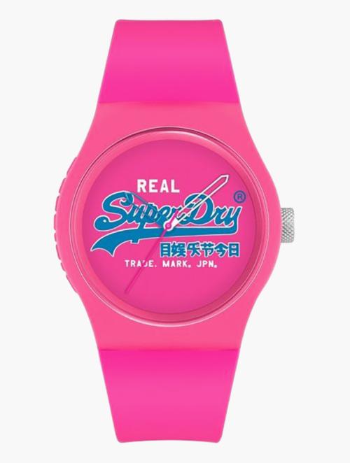 Superdry Pink Urban Original Watch