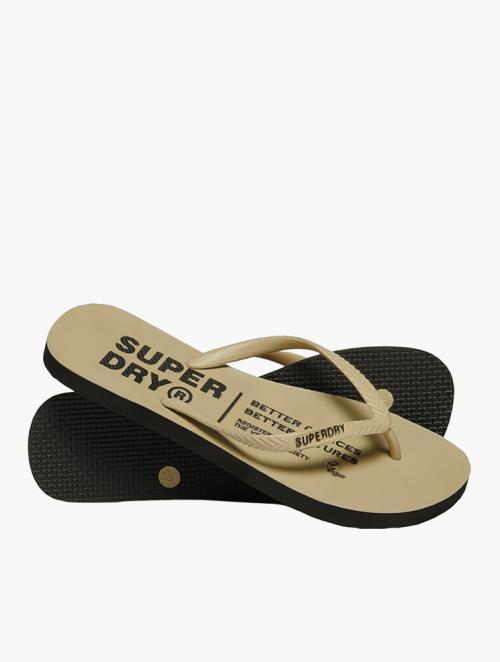 Superdry Stone Wash Studios Flip Flops