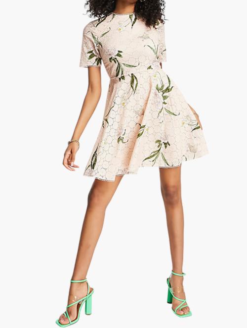 Ted Baker Pink Aralia Tiered Skater Dress