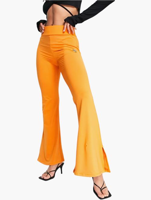 The O Dolls Collection Orange Split Leg Flare Pants