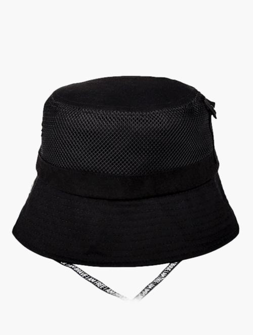 The Hideout Clothing Black Blossom Bucket Hat