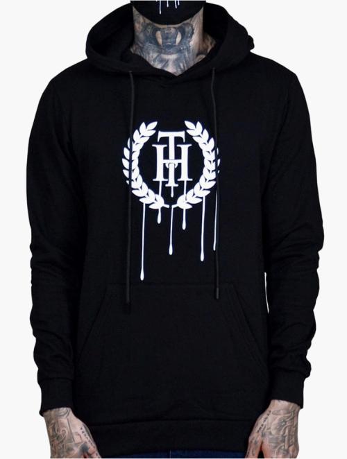 The Hideout Clothing Black Dripping Essentials Pull Over Hoodie 2