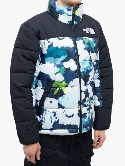 The North Face Summit Navy Abstract Floral Print Himalayan Insulated Jacket 