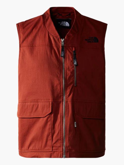 The North Face Brandy Brown Cotton Logo Vest