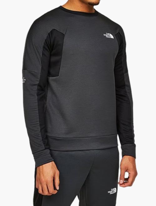 The North Face  Asphalt Grey & Tnf Black Mountain Athletics Crew Fleece Sweater