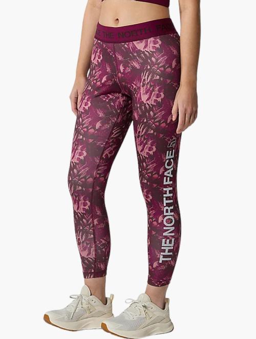 The North Face Boysen Berry Butterfly Wings Print Flex Mid Rise Graphic Tights