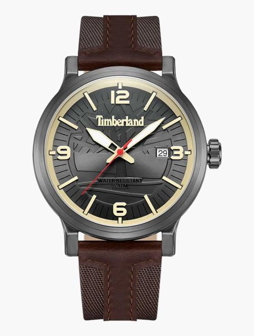 Timberland Brown & Grey Classic Quartz Analog Watch
