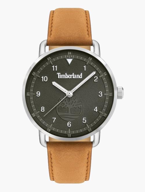 Timberland Tan Robbinston Analogue Quartz Leather Watch