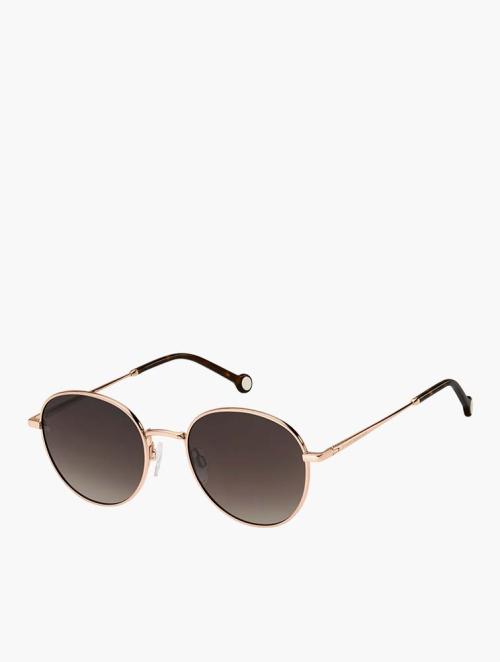 Tommy Hilfiger Gold Copper Panthos Modern Preppy Sunglasses