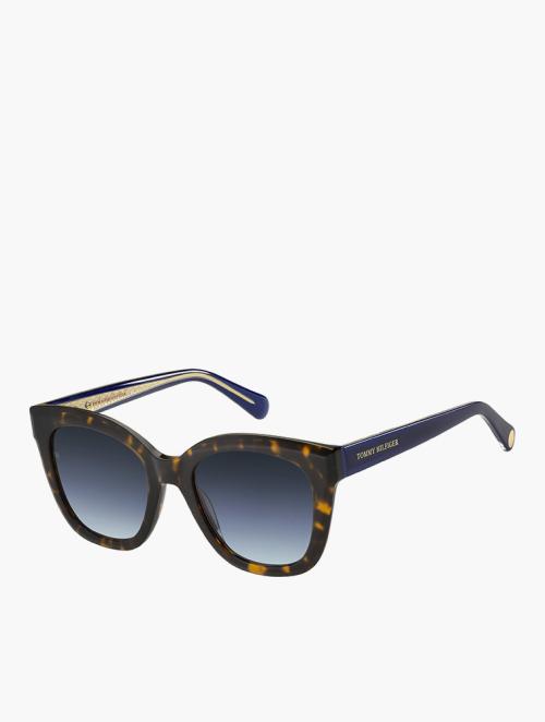 Tommy Hilfiger Grey Azure Cat-Eye Sunglasses