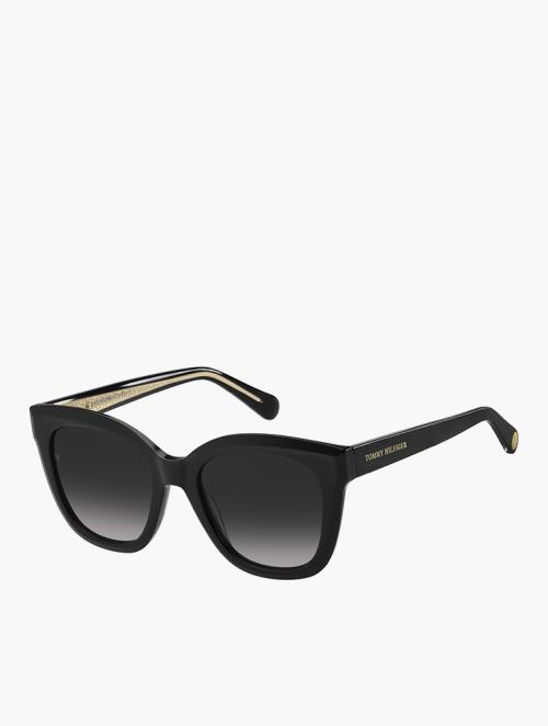 Tommy Hilfiger Dark Grey & Black Cat-Eye Sunglasses