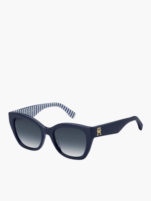 Tommy Hilfiger Dark Blue Shaded Rectangular Sunglasses