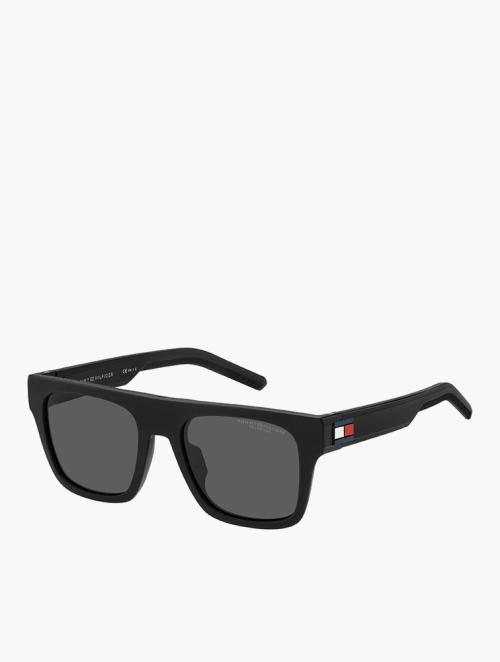 Tommy Hilfiger Matte Black Flat Top Sunglasses