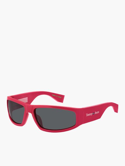 Tommy Hilfiger Pink Rectangular Sunglasses