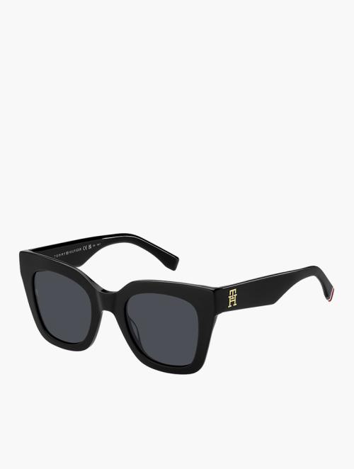 Tommy Hilfiger Grey & Black Cat Eye Sunglasses