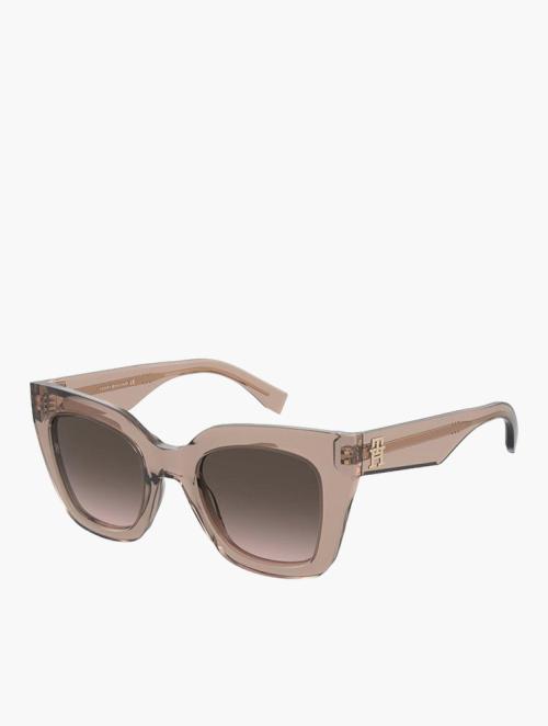 Tommy Hilfiger Brown & Nude Square Sunglasses