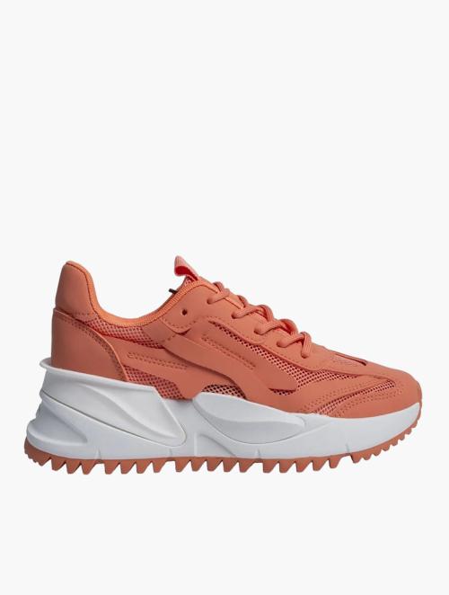 TomTom Orange Platform Sneakers