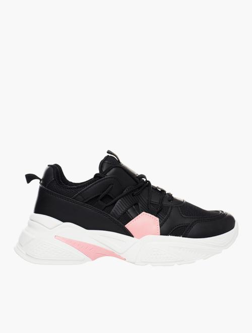 TomTom Black & Pink Sneakers