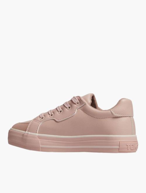 TomTom Pink Casual Lace Up Sneakers