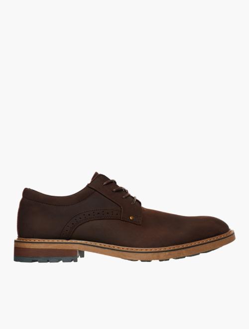 Tread + Miller Chocolate Casual Lace Up Derbys