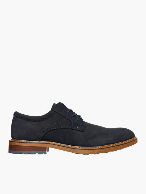 Tread + Miller Navy Casual Lace Up Derbys