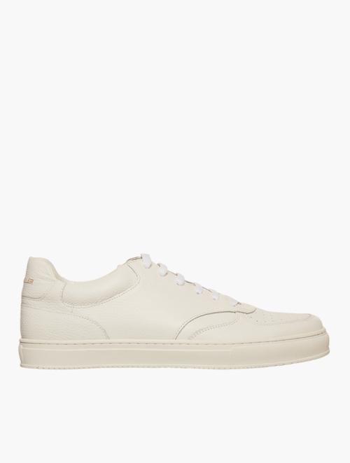 Tread + Miller White Lace Up Leather Sneakers