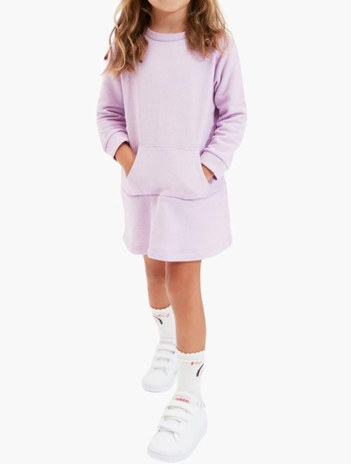 Trendyol Long Sleeve Dress With Pockets - Lilac