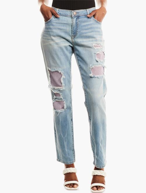 True Religion Blue Full Length Jeans