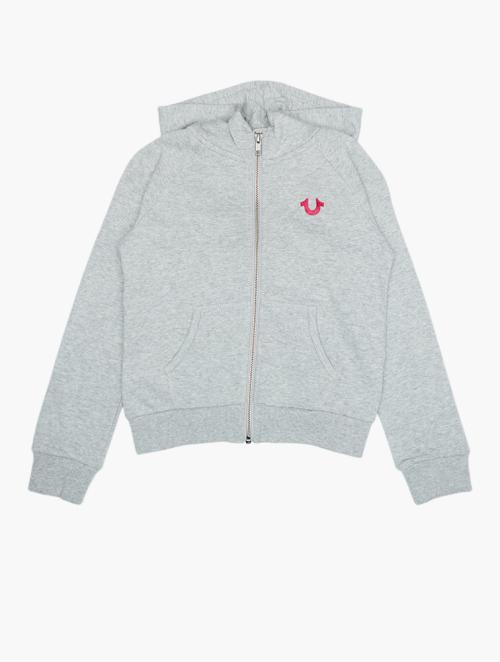 True Religion Grey Basic Hoodie