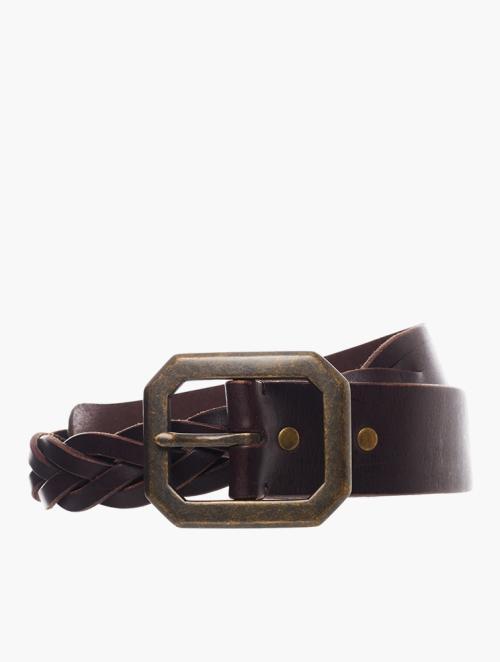 True Religion Brown Leather Belt