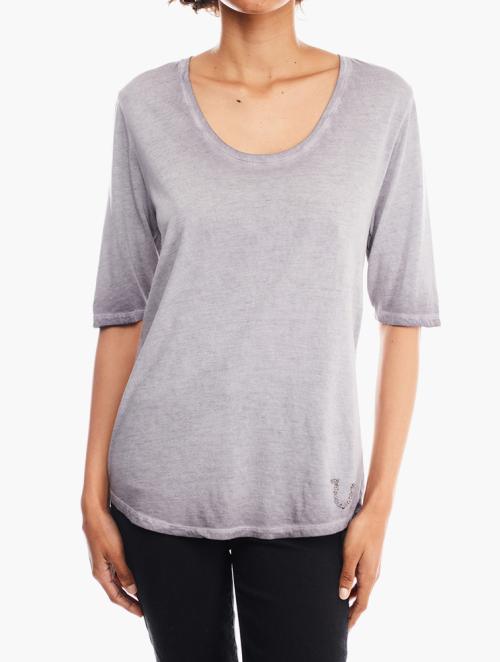 True Religion Grey Basic Tee