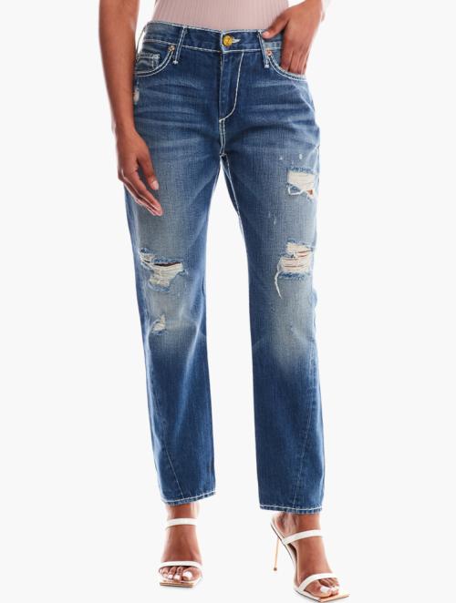 True Religion Blue Straight Leg Jeans