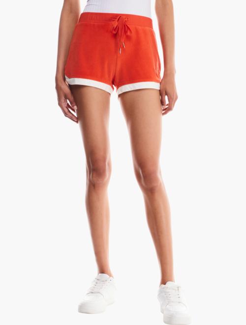 True Religion Orange & White Shorts