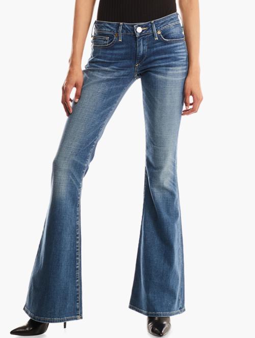 True Religion Navy Wide Leg Jeans