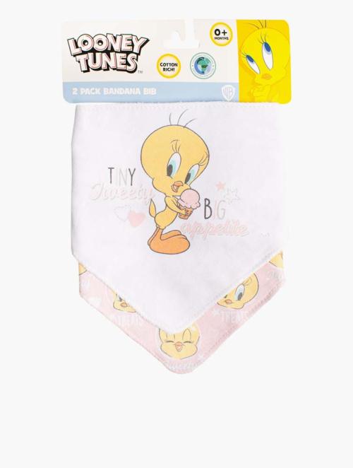 Tweety Multi Graphic Bandana Bibs 2 Pack